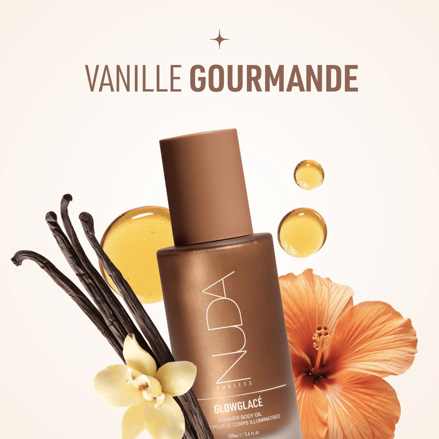 GLOWGLACÉ - HUILE SÈCHE SCINTILLANTE