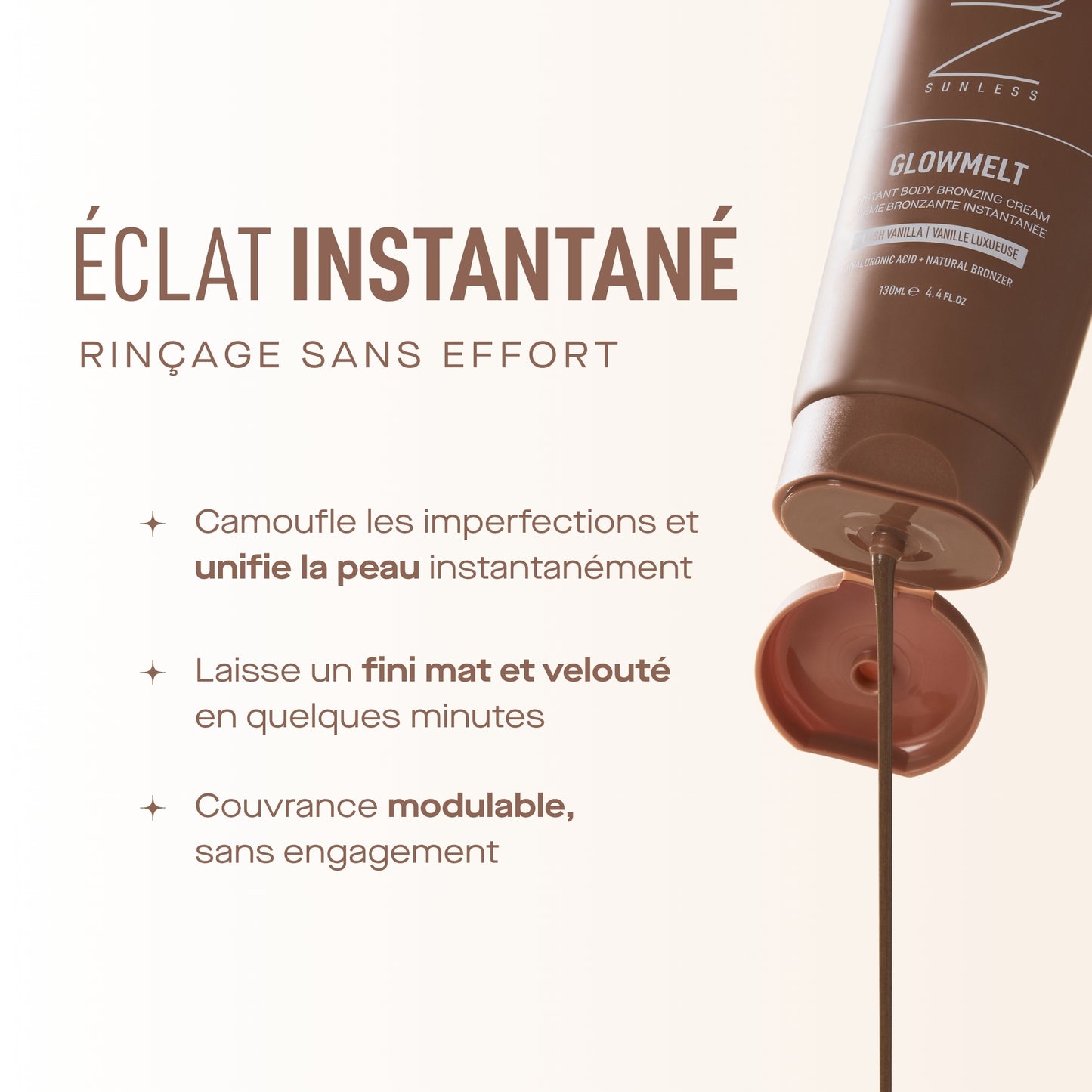 GLOWMELT - CRÈME BRONZANTE INSTANTANÉ
