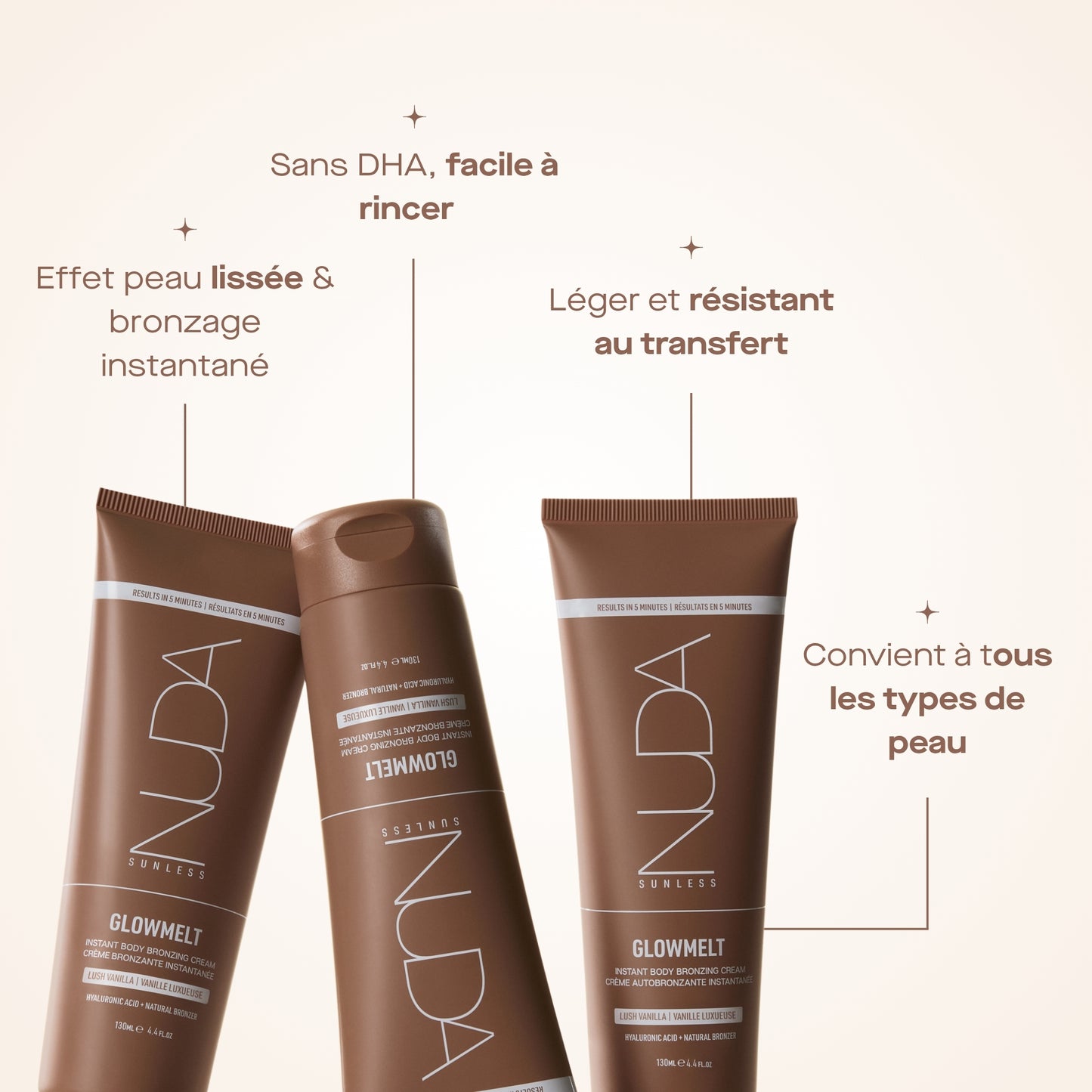 GLOWMELT - CRÈME BRONZANTE INSTANTANÉ