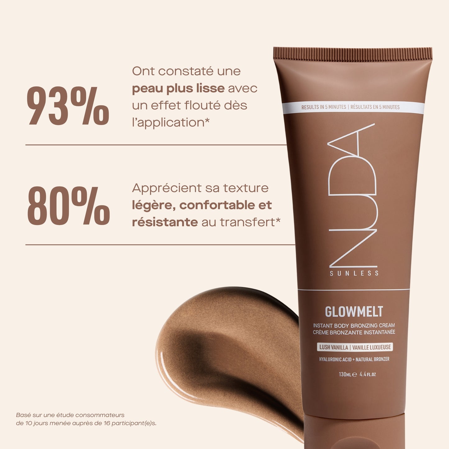 GLOWMELT - CRÈME BRONZANTE INSTANTANÉ